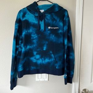 Champion Tie-Dye Hoodie Sweatshirt